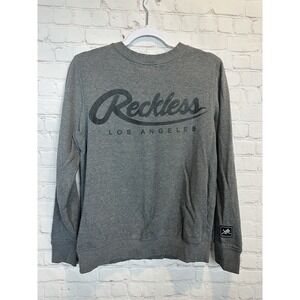 YOUNG AND RECKLESS Crewneck pullover SweatShirt, Sz M